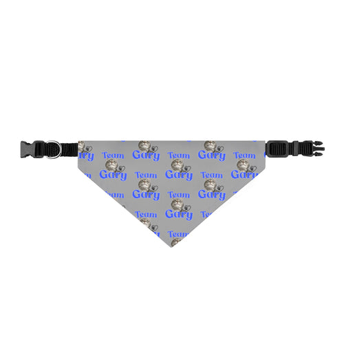 Clip-On Pet Bandana — 'Team Gary' Dog Bandana